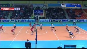 خلاصه والیبال شهرداری تبریز 0-3 سایپا
