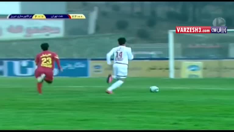 خلاصه بازی نفت تهران 0-2 تراکتورسازی