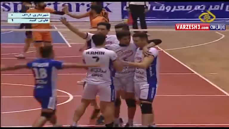 خلاصه والیبال شهرداری اراک 3-1 هاوش گنبد