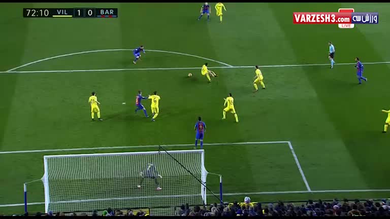 خلاصه بازی ویارئال 1-1 بارسلونا (سوپرگل مسی)