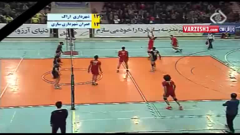 خلاصه والیبال عمران ساری 3-1 شهرداری اراک