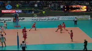 خلاصه والیبال شهرداری ارومیه 3-1 سایپا