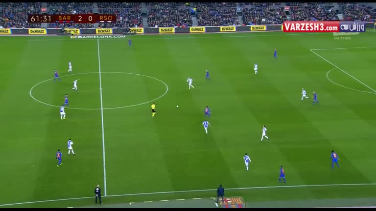 خلاصه بازی بارسلونا 5-2 رئال‌سوسیداد (درخشش مسی و دنیس سوارز)