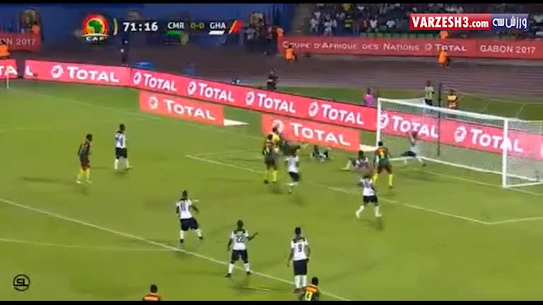 خلاصه بازی کامرون 2-0 غنا