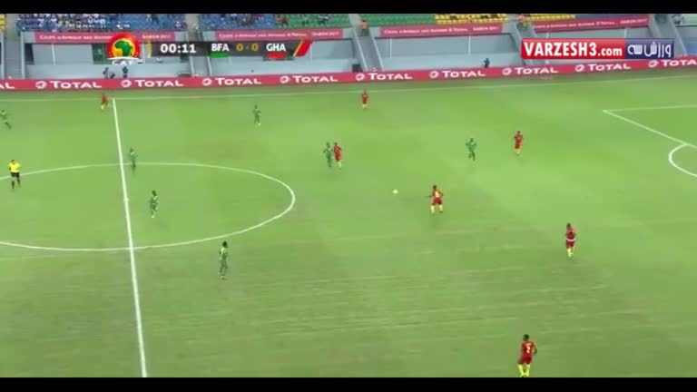 خلاصه بازی بورکینافاسو 1-0 غنا
