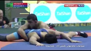 پیروزی تیم ملی کشتی آزاد ایران مقابل مغولستان و صعود به فینال 