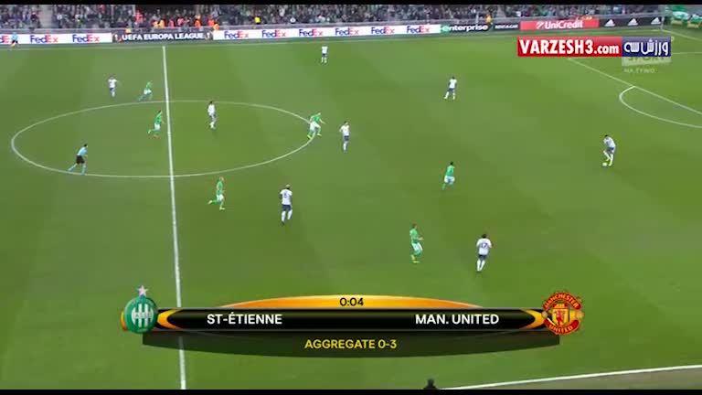 خلاصه بازی سنت اتین 0-1 منچستریونایتد