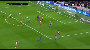 خلاصه بازی بارسلونا 6-1 خیخون