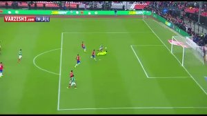 گلهای بازی مکزیک 2-0 کاستاریکا