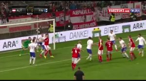 گلهای بازی اتریش 1-1 فنلاند