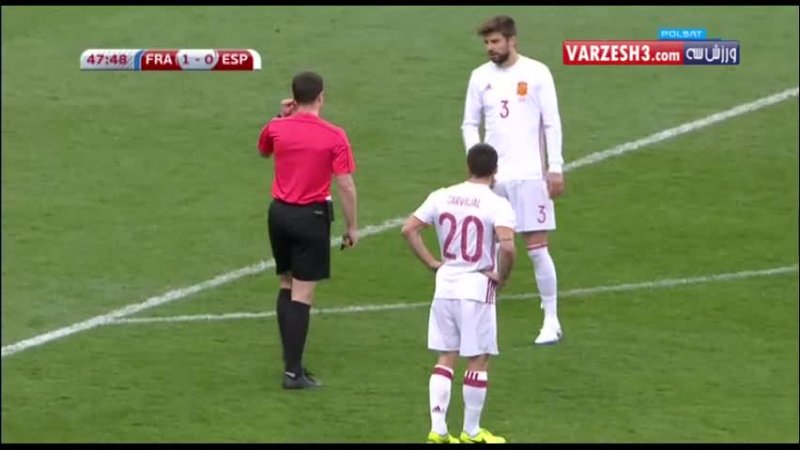 خلاصه بازی فرانسه 0-2 اسپانیا