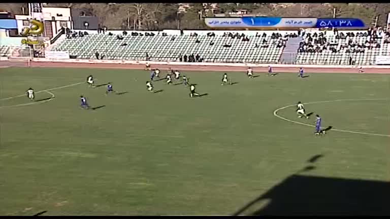 خلاصه بازی خیبر خرم‌آباد 0-1 ملوان