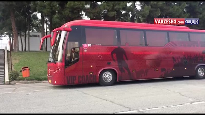 رونمایی از اتوبوس جدید پرسپولیس