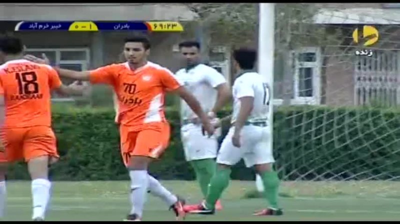 خلاصه بازی بادران تهران 1-0 خیبر خرم‌آباد