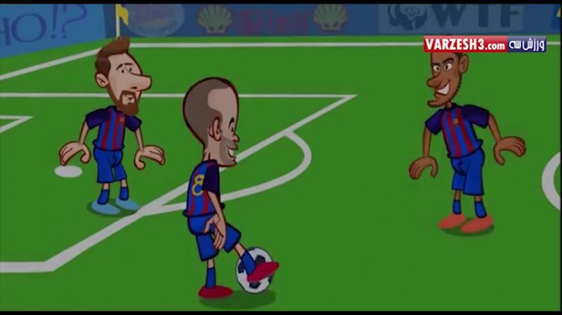 انیمیشن طنز بازی یوونتوس - بارسلونا