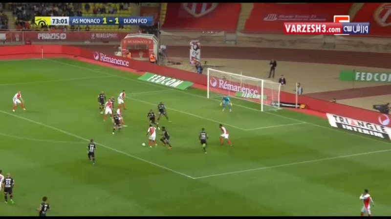 خلاصه بازی موناکو 2-1 دیژون (گل دیدنی فالکائو)