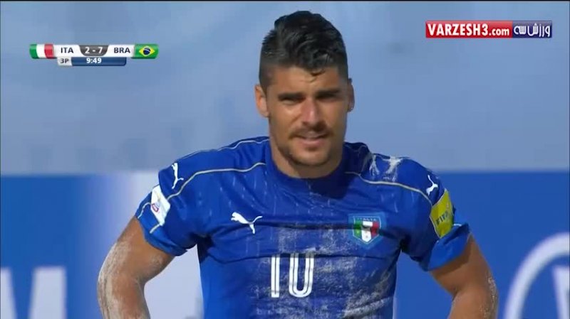 گلهای فوتبال ساحلی برزیل 8-4 ایتالیا