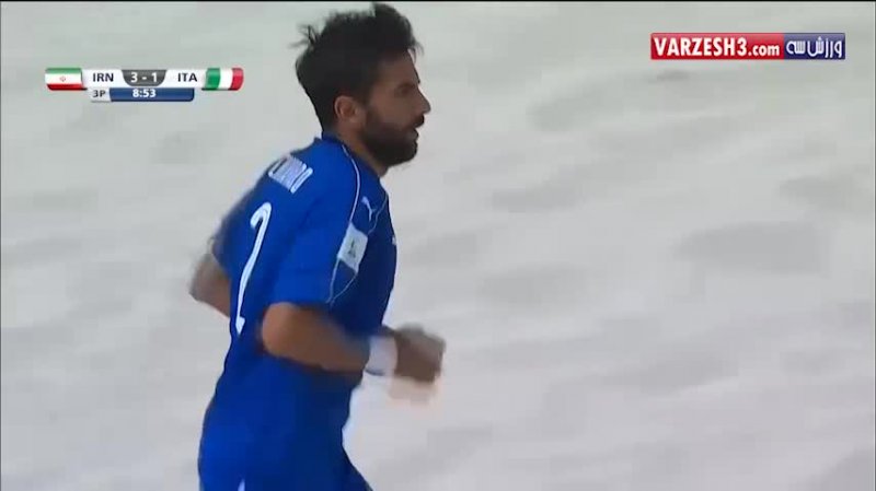 خلاصه فوتبال ساحلی ایران 5-3 ایتالیا