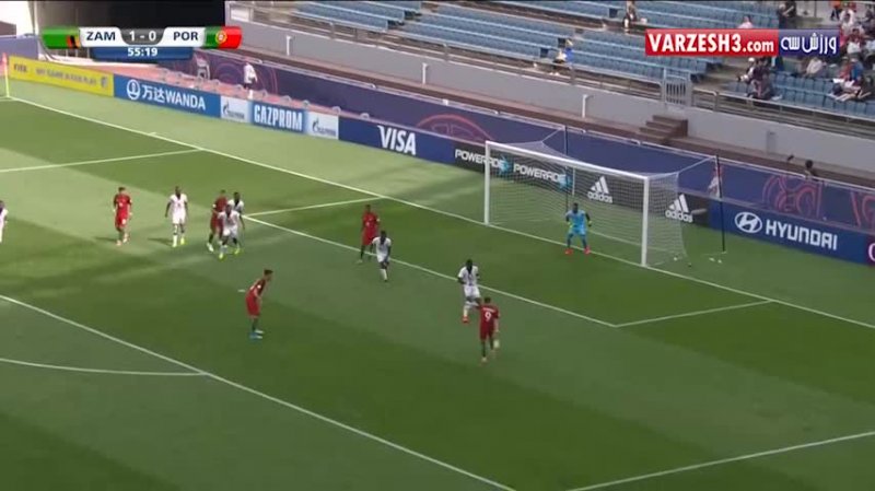 خلاصه بازی زامبیا 2-1 پرتغال 