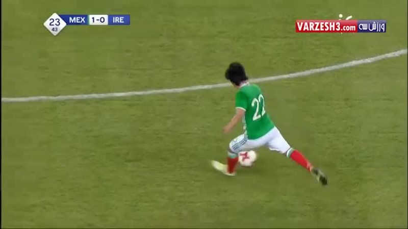 گلهای بازی مکزیک 3-1 جمهوری ایرلند