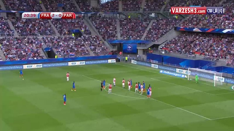 خلاصه بازی فرانسه 5-0 پاراگوئه (هتریک ژیرو)