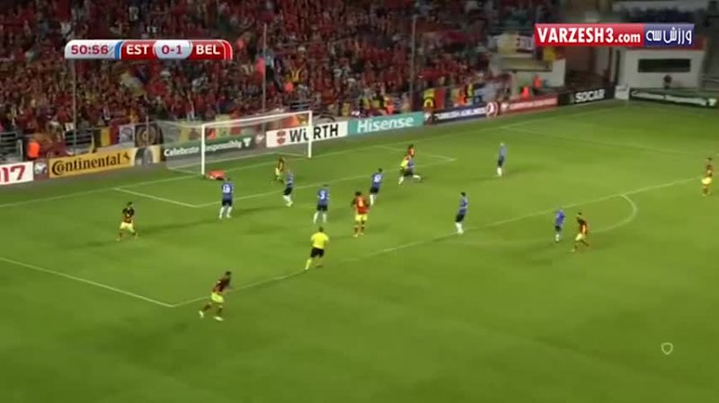 خلاصه بازی استونی 0-2 بلژیک