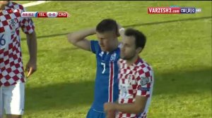 خلاصه بازی ایسلند 1-0 کرواسی