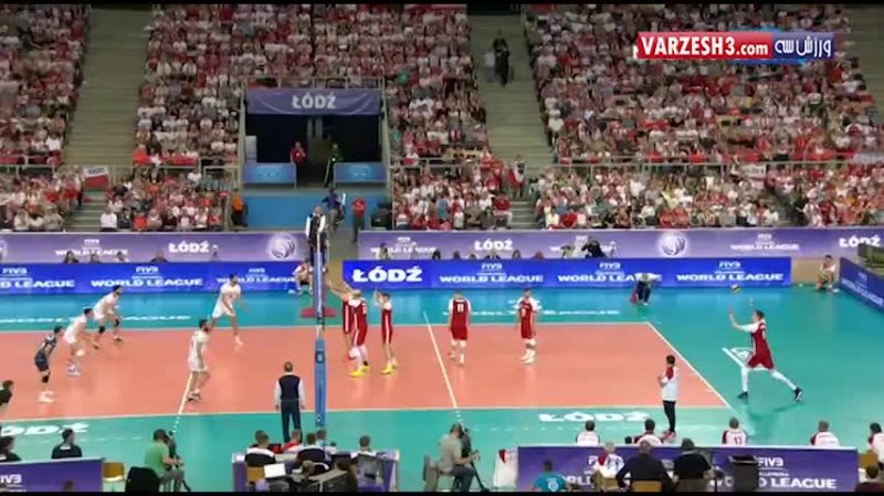 خلاصه والیبال لهستان 3-0 ایران