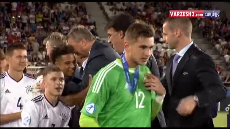 جشن قهرمانی تیم ملی آلمان در جام ملت های اروپا زیر 21 سال