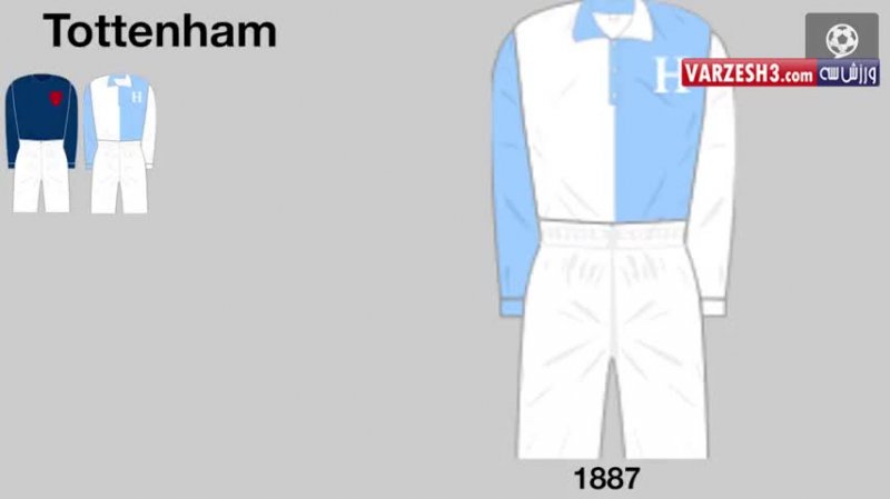 نگاهی به پیراهن های تاتنهام (2018-1883)