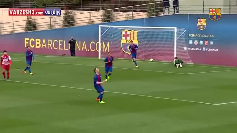 5 گل ضربه ایستگاهی دیدنی آکادمی بارسلونا در فصل 2017-2016
