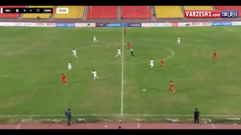 خلاصه بازی ایران 0-2 عمان (کمتر از 23 سال)