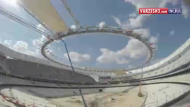 تایم لپس زیبا از ساخت استادیوم جدید اتلتیکومادرید