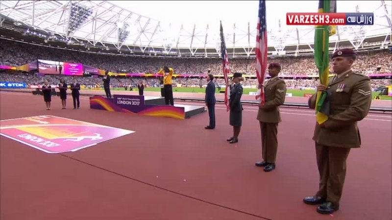 آخرین مدال اوسین بولت در دوی 100 متر جهان