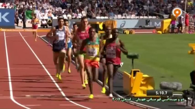رقابت حسین کیهانی در دو 3000 متر با مانع جهان