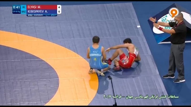 پیروزی محمد الیاسی مقابل حریف قزاقستانی