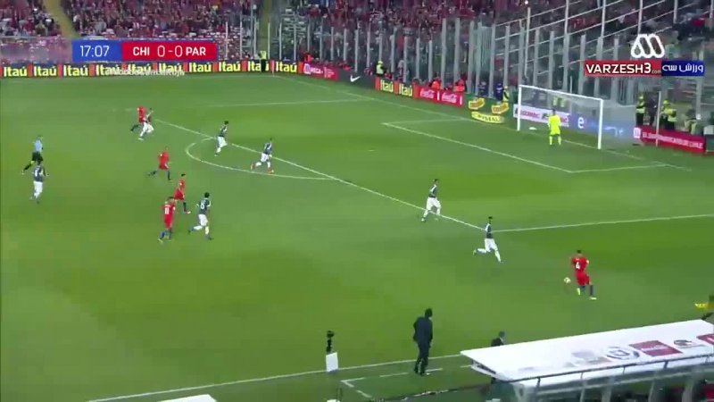 خلاصه بازی شیلی 0 - 3 پاراگوئه