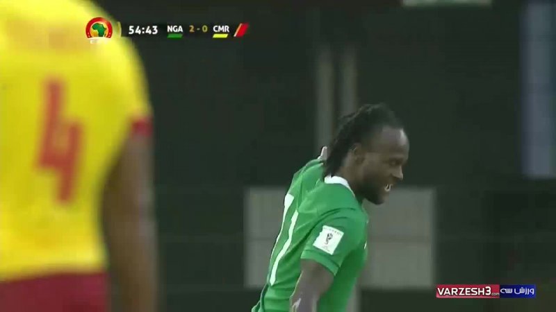 گلهای بازی نیجریه 4 - 0 کامرون