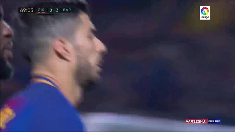 خلاصه بازی خیرونا 0 - بارسلونا 3