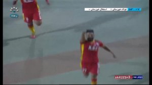 خلاصه بازی فولادخوزستان 1 - استقلال‌خوزستان 1