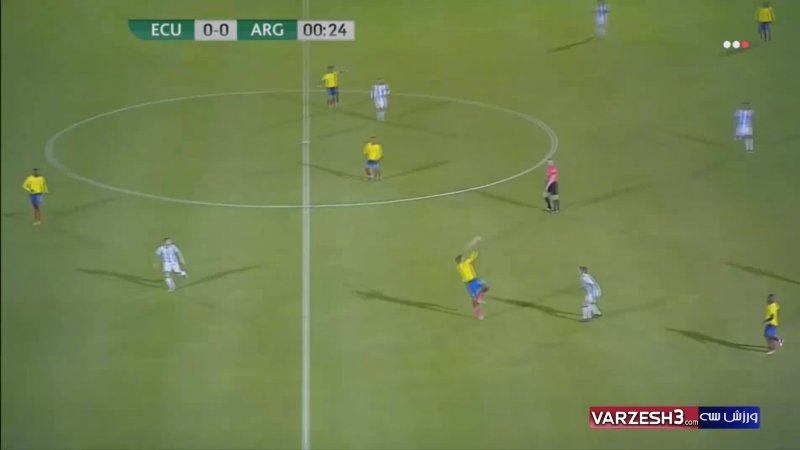 خلاصه بازی اکوادور 1 - آرژانتین 3 (هتریک مسی)