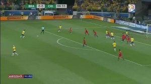 خلاصه بازی برزیل 3 - شیلی 0