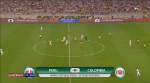 خلاصه بازی پرو 1 - کلمبیا 1