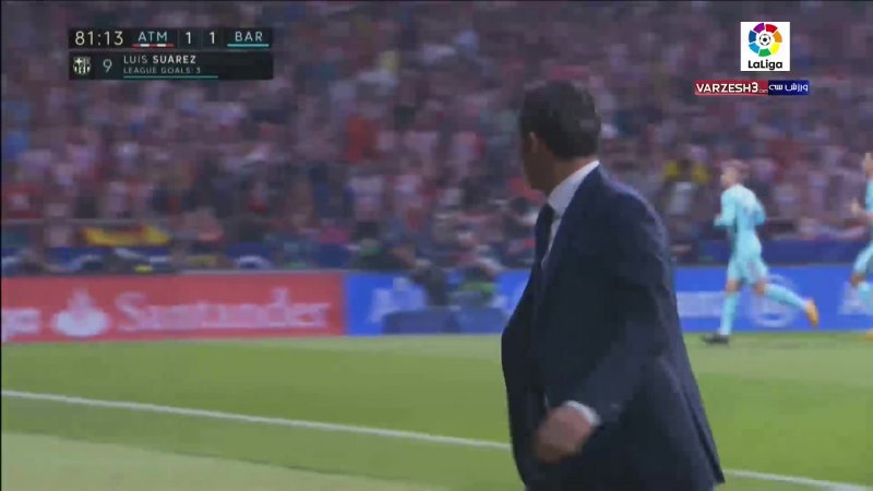 خلاصه بازی اتلتیکو مادرید 1 - بارسلونا 1