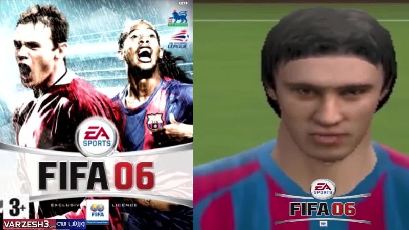 مقایسه چهره لیونل مسی در بازی فیفا از سال 2006 تا 2018