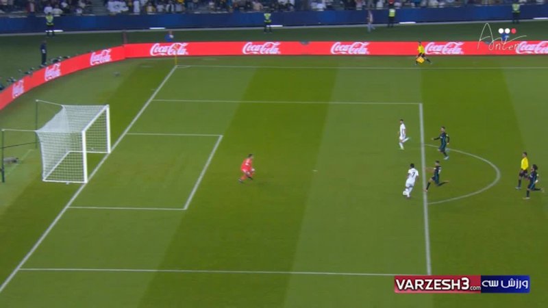 گل دوم الجزیره به رئال مادرید که با ویدیو چک مردود شد