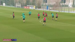 تمرین تیم رئال مادرید برای رویارویی با نومانسیا