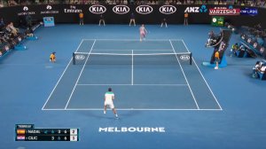 خلاصه بازی تنیس نادال - چیلیچ (رقابت‌های تنیس آزاد استرالیا)