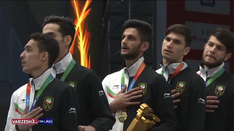 مراسم اهدای مدال به تیم ملی تکواندی ایران