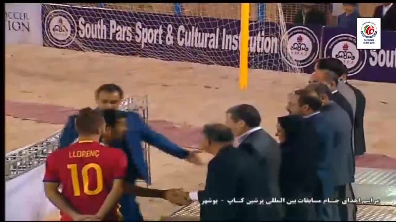 اهدای جوایز انفرادی فوتبال ساحلی پرشین کاپ بوشهر